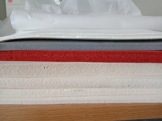 各種顏色、厚度硅膠發(fā)泡